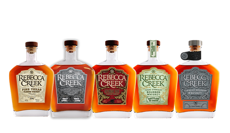 Rebecca Creek Whiskey Product Lineup