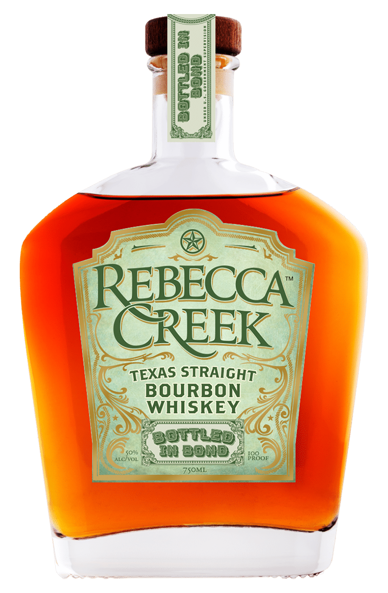 Rebecca Creek Whiskey Bottle in Bond Bottle